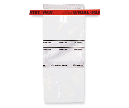 3-9137-03 ナスコ・ワールパック（カラー識別タイプ） 赤 118mL 500枚入 B01062(RT)WANASCO