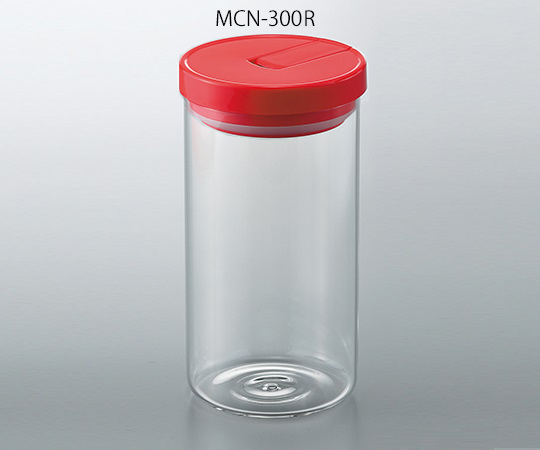 3-9273-03 HARIO キャニスター 300g レッド MCN-300RHARIO
