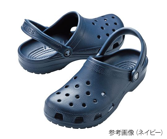 3-9383-02 クロックス（TM）シューズ（クラシック） ネイビー 23cm 10001-410_N23crocs