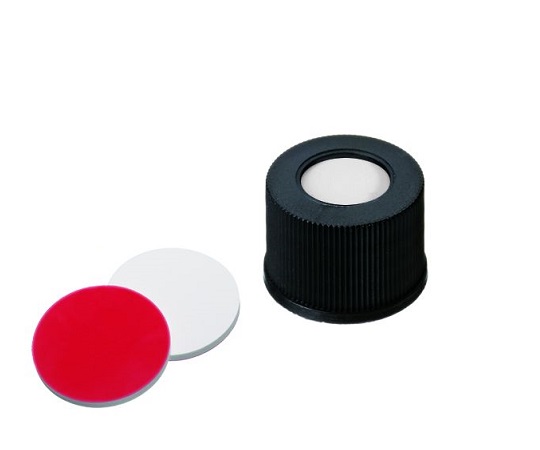 3-9522-11 オートサンプラー用バイアル用 黒キャップ 100個入 4008235LLG Labware