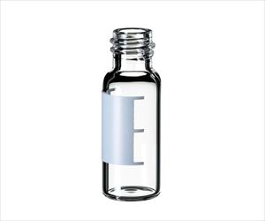 3-9526-22 オートサンプラー用バイアル用 ラベル付透明バイアル 100本入 7613087LLG　Labware