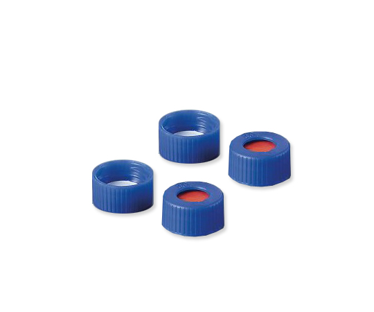 3-9527-11 オートサンプラー用バイアル用 青キャップ 100個入 4008228LLG Labware