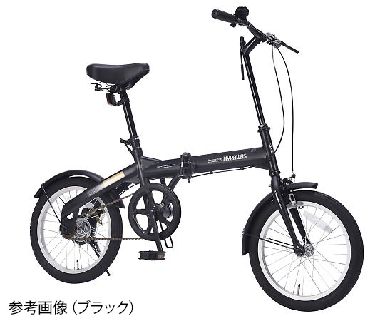 【簡易組立必要】【簡易組立必要】池商3-9763-16　折りたたみ自転車　グリーン M-100 GR池商