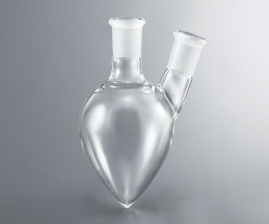 3-9942-02 二口梨型フラスコ 100mL FP2-100-1525アズワン