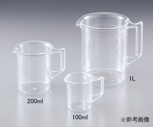 ニッコー30-0805-00-55　PC計量カップ 500ml　3008-0500ニッコー