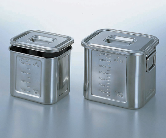 4-1006-03 角型目盛付ポット 1.7L 14本間冬治工業