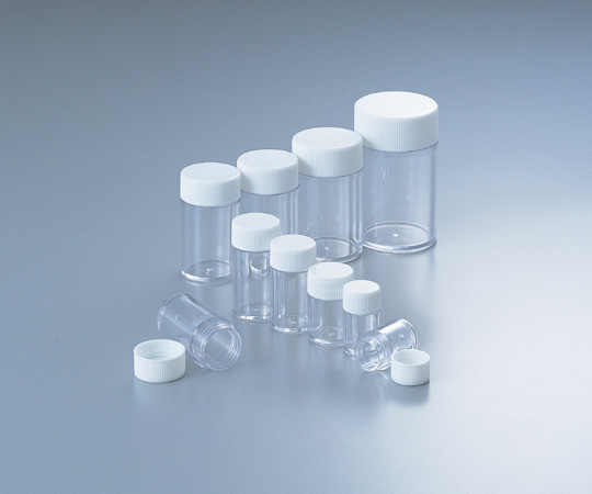 4-1024-06 スチロールねじ瓶 48mL 50本入 No.6マルエム