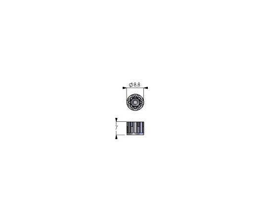 Micronic　Europe　B.V.4-1087-11　96well　format用External　Screw　Cap　バ