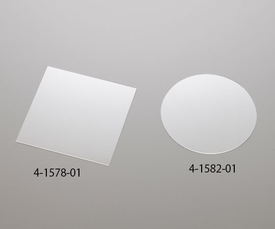 4-1579-01　薄板ガラス　イーグルXG®　100×100×0.3mm　10枚入 XG-□100-0.3