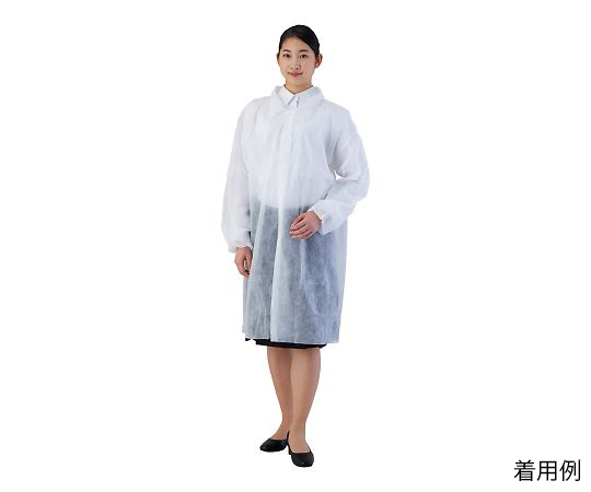 LLG　Labware4-1626-01　薄手ディスポガウン　フリー　10枚入 4671412LLG　Labware