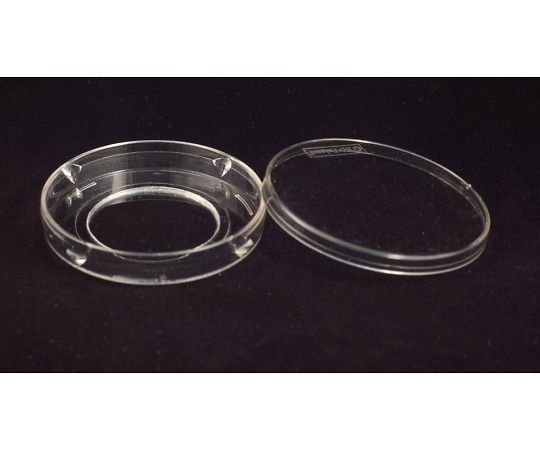 【滅菌】【滅菌】4-1797-02　IVF　ガラスボトムディッシュ　顕微授精用（ICSI・IMSI対応）　No.1.5 P50G