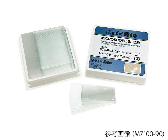 MTCbio4-1868-02　剥離防止スライドガラス　45°　72枚入 M7100-45MTCbio