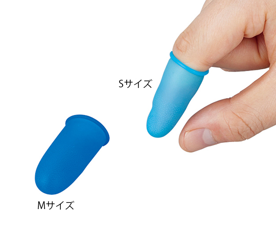 鈴木ラテックス4-2175-02　指サック　くっつかNICE！　50本入　S 鈴木ラテックス