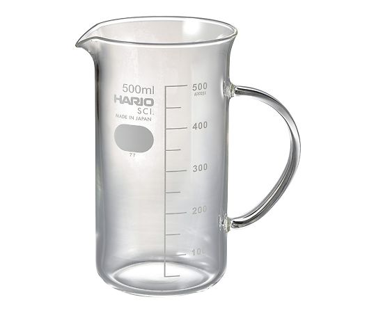 HARIO4-2285-02　取っ手付きビーカー　500mL TBE-500-H32HARIO