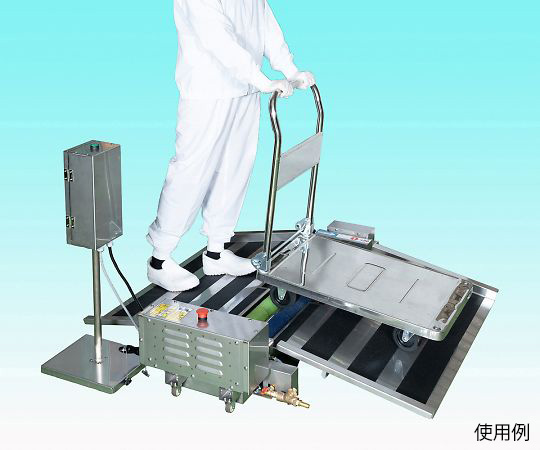 【大型商品※送料別途】【簡易組立必要】【大型商品※送料別途】【簡易組立必要】コトヒラ工業4-2335-01　台車キャスター洗浄装