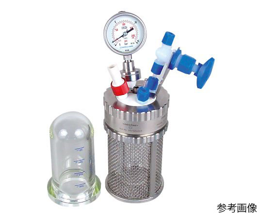 レオナ4-2624-02　耐圧ガラス反応容器　ミニクレーブ　200mL PTFE200レオナ