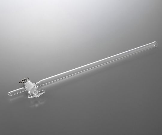 アズワン4-2665-02　クロマトグラフ管（摺合無し）　ガラスコックタイプ　φ20mm CHG-20アズワン