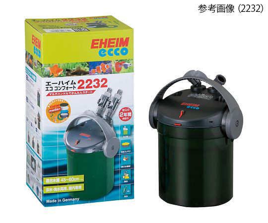 エーハイム4-2712-02　水槽用外部式フィルター　EHEIM　ecco　60～75cm 2234エーハイム