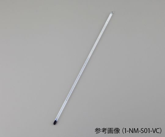 【校正対応】【校正対応】安藤計器製工所4-2790-01　水銀ゼロ棒状標準温度計　-50～0℃　JCSS校正証明書付 1-NM-
