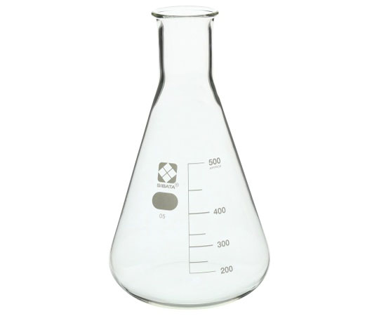 柴田科学4-2825-08　三角フラスコ　500mL　1本入 010530-500A柴田科学