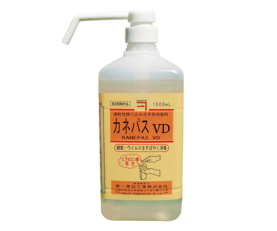 【危険物】【危険物】兼一薬品4-2834-02 手指消毒剤 カネパス VD 1000mL 兼一薬品 【危険物】【危険物】兼一薬品4-2834-02 手指消毒剤 カネパス VD 1000mL 兼一薬品
