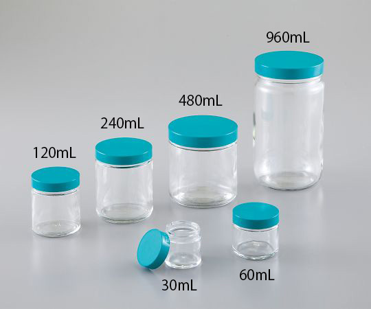 Qorpak4-2905-01　広口ガラス瓶（バキューム処理済）　30mL　48本入 Qorpak