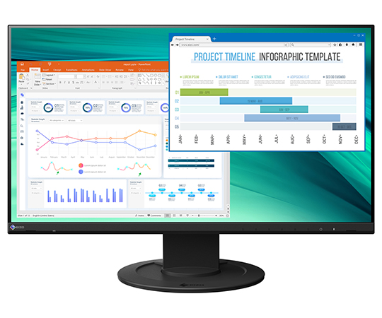 EIZO4-2911-04　カラー液晶モニター　23.8型　ブラック EV2460-BKEIZO