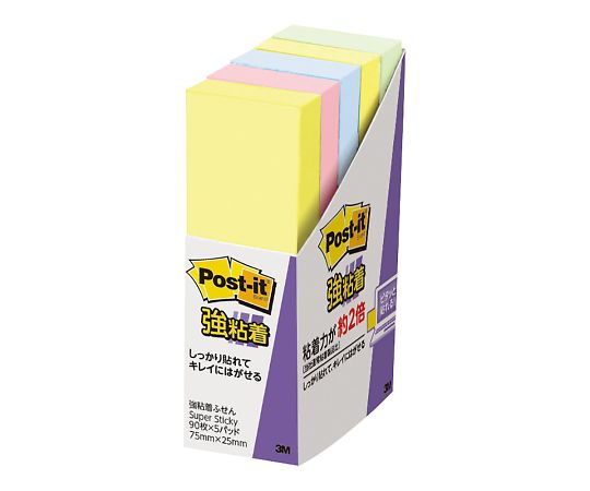 スリーエム4-2967-04　ポスト・イット®強粘着　ふせん　75×25mm 500-5SSAPスリーエム