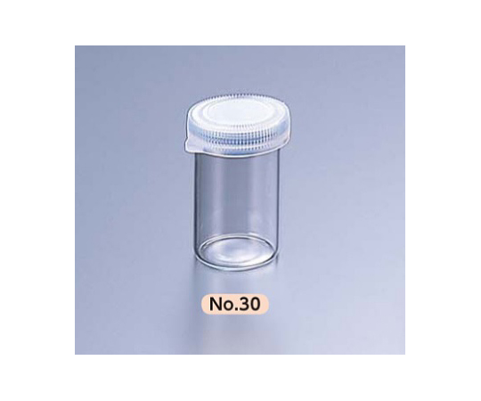 4-3023-01 スナップカップ（サンプル瓶） 20mL No.30マルエム
