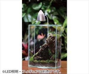 【冷蔵】4-3485-05 コケリウム グラステリア フィット 20×10×28cm 200Hジャパンペットコミュニケーションズ