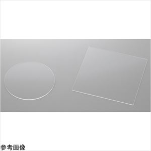 4-3562-03 光学ガラス板（BK-7両面研磨品）φ100mm 1箱（50枚入） ○100×1.0t