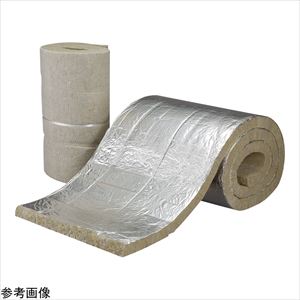 4-3706-01 ロックウールベルト状断熱材 MGベルト?070 寒冷紗貼 605×1820×t25mm 4巻入