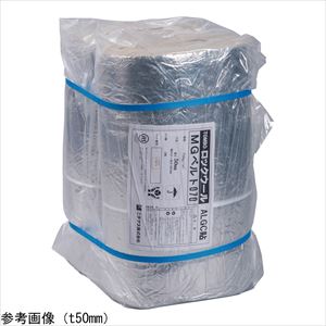 4-3706-03 ロックウールベルト状断熱材 MGベルト?070 ALGC貼 605×1820×t25mm 4巻入