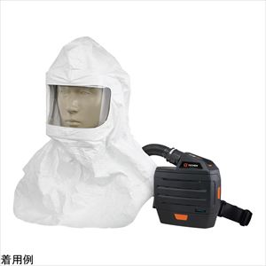 4-4367-02 電動ファン付き呼吸用保護具 FreFlow LSHY ポリエチレン不織布 デュポン?タイベックR FreFl