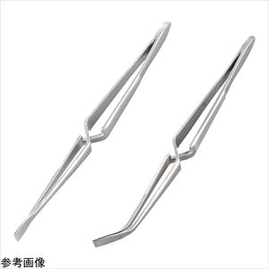 4-4418-01 SUS304カバーグラス用ピンセット 直 S-105 9160380LLG　Labware