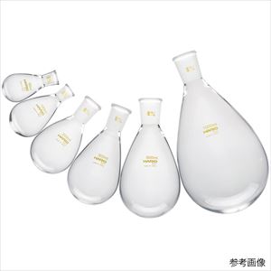 【食品衛生法適合】4-4575-01 共通摺合せなすフラスコ 50mL TS15/25 NFJ-50-15.25-SCIHARI