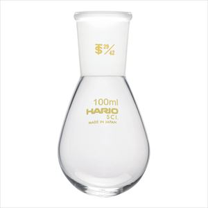 【食品衛生法適合】4-4575-07 共通摺合せなすフラスコ 100mL TS29/42 NFJ-100-29.42-SCIHA