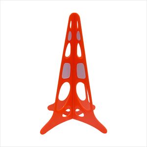 4-4705-01 組立式反射三角コーン J2443セーフラン安全用品