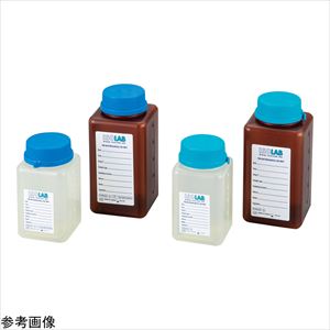 【滅菌】4-4782-01 滅菌PP四角採水瓶 遮光 125mL ハイポ入 130本入 061.28.125ISOLAB