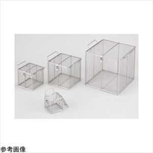 4-4979-04 フタ付バスケット（持ち手付）300×300×300mm アズワン