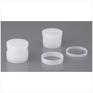 4-4989-02 ポリエチレン試料容器1400型 9mL スナップオンリング付 100個入 1430-SEChemplex