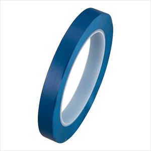 4-5104-04 クリーンルーム用カラーテープ 13mm×33m×0.13mm 青 1160xx050-P3D-OBULTRA