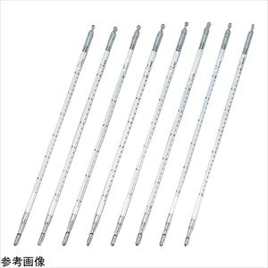 4-5247-01 標準二重管温度計（東亜計器製・トレサビリティ書類付）-50～0℃ No.0