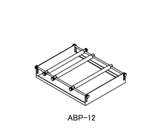 4-525-13 シェイキングインキュベーター用 調整バー付きホルダー（フラスコ用） ABP-12アズワン