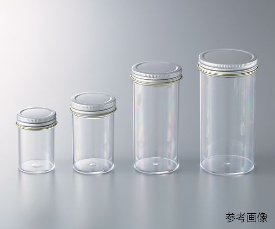 4-542-04 スチロールねじ口瓶（パッキン付き） 250mL 25個入 MSC250アズワン