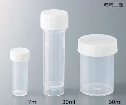 4-543-02 PPねじ口瓶 30mL 400個入 SC30アズワン