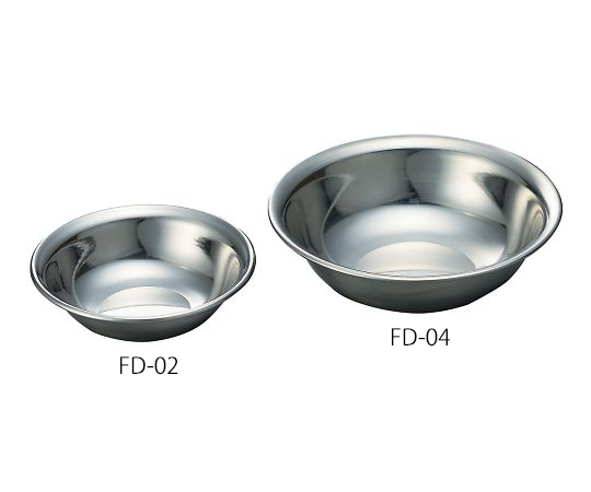 4-606-05 ミニステンレスボール（浅型） 400mL FD-05アズワン