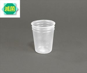 【滅菌】5-077-31 ディスポカップ(γ線滅菌済) 100mL V100-ST