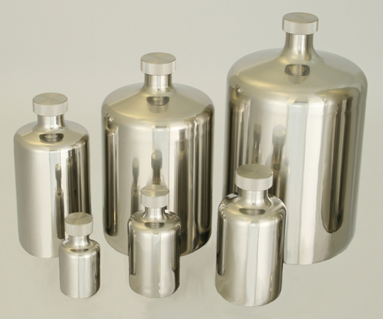 5-154-06 酸洗浄処理済ステンボトル 0.2L PS-6日東金属工業