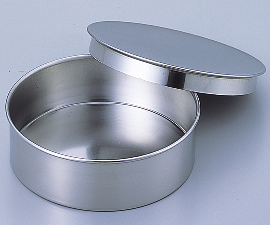 【校正対応】5-3290-55 ステンレスふるい φ150×45mm 蓋及び受器 サンポー
